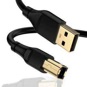 �v�����^�[�P�[�u�� 1.8M USB A�I�X-B�I�X USB 2.0 �P�[�u�� �v�����^�[ �ڑ��p �����b�L�R�l�N�^ Type B 480Mbps�����f�[�^�]�� HP�A�L���m���A�u���U�[�A�G�v�\���A�f���̕����@ �X�L���i�[ �t