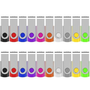 EASTBULL USB 16GB 20Zbg tbV[ USB2.0 tbVhCu ^[XeBbN 360° ] 10F Xgbvt ܂Ƃߔ(16GB, 20Zbg10F)