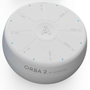 Artiphon Orba 2 (White) | �����^�тł���}���`�d�q�y�� | �T���v���[, �V���Z, ���[�p�[, MIDI�R���g���[���[ | iOS, Mac, Windows, PC, Bluetooth & USB
