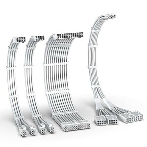 EZDIY-FAB PCIe 5.0 12VHPWR dp PSUP[u X[uP[uA24s ATX/(4+4) s EPS/16 s (12+4) - 4X PCIE 8 sPCIEAdP[u GPU RTX4090/4080/4070Ti P[u16AWG - S