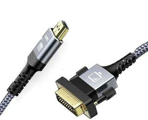 UIGOCLE HDMI A - DVI A_v^[P[uAbLvOAhvCoiCґg 1080pADVI - HDMI A_v^[ TV/j^[/rfIJ[h/rfIJ[hp (6tB[g)