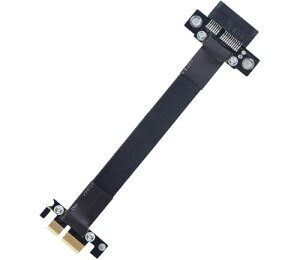 10Gtek PCIE 3.0 P[u X1 to X1 IX-X Xbg Xg[g to Xg[g GNXe_[CU[P[u h~EMIf 20cm(S24cm)