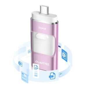 upAvKvȂv4in1 USB 256GB  Phone usb[ XCh iOS/Type-C/USB/Micro USB tbV e ʐ^ۑ usb X}z f[^ obNAbv Phone/Pad/PC/MacbookΉ O