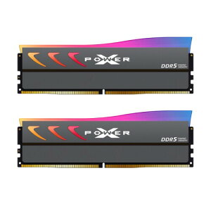 Silicon Power DDR5 64GB (2x32GB) Storm RGB 6000MT/s (PC5-48000) 288s CL38 1.35V UDIMM fXNgbvW[ RAM SP064GXLWU60BFDK O[