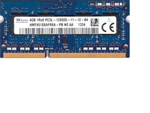 SK hynix Hynix 204PIN PC3L-12800S 4GB SODIMM (HMT451S6AFR8A-PB)