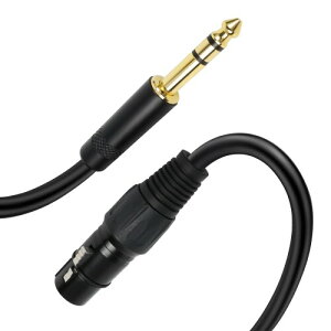 POSTTA XLR-6.35mm�P�[�u�� 2M TRS (1/4 �C���`)�I�X to XLR �I�X�P�[�u�� 6.35mm�X�e���I�P�[�u�� 3�s���I�[�f�B�I�P�[�u��