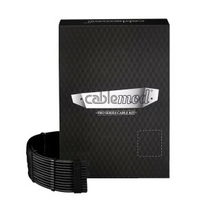 CableMod C-Series Pro ModMesh Sleeved 12V-2x6 12VHPWR Dual StealthSense Cable Kit for Corsair Type 5 RMX Shift (Black)