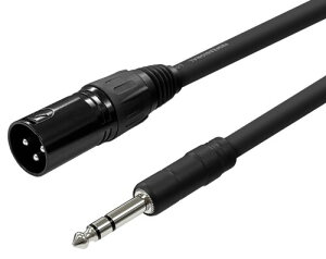 F-Factory �}�C�N�P�[�u�� 6.3mm TRS �t�H�[��(�W��)�v���O �I�X - XLR(�L���m��)�I�X �ϊ��P�[�u�� 1.5m FMC-15BK