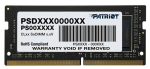 PATRIOT pgIbg m[gp\Rp SODIMM DDR4 3200MHz PC4-25600 32GB CL22 PSD432G32002S