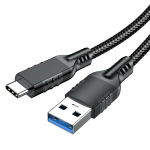 USB Type C ケーブル 5m USB-A to USB-C 10Gbps高速データ転送 USB3.1 Gen2 ケーブル 60W(3A/20V)急速充電 スマートフォン、タブレット、ゲーム機のタイプc機種に対応 (ブラック)