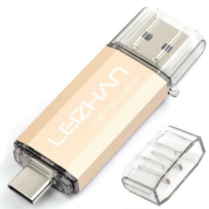 USB  TYPE-C 64GB tbVhCu 3.0 [ OTG XeBbN LEIZHAN Ή ]OTGAX}zEPCpAeʕsA}CNyhCuAeUXeBbNB(64GB, S[f)