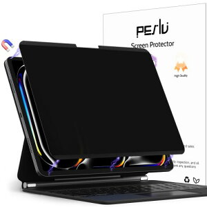 Peslv iPad Pro 13�C���`M4/M5 (2024/2025 ��7/8���� )�p�}�O�l�b�g�`�����h�~�t�B�����A���O���\�ȃu���[���C�g�J�b�g�A���`�O���A�X�N���[���t�B���^�[�AiPad�^�u���b�g PC�p�̎��΂������h