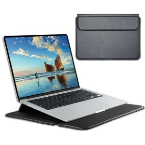 Pop Frog �p�\�R���P�[�X �X�^���h MacBookAir�݊��i �P�[�X ���^ �y�� PC�X�^���h �m�[�g�p�\�R�� 13 13.3 13.6 14 15.6 16 �C���` �J�o�[ (�u���b�N, 14-16�C���`)
