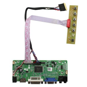 VSDISPLAY HD DVI VGA �f�� �t�������� �Ή� 14�C���` 15.6�C���` �𑜓x1366x768 40�s�� LVDS�t�� LTN140AT01 LTN140AT26 LTN156AT02 LTN156AT30