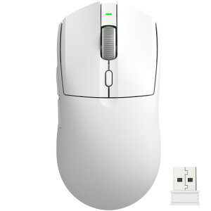 MAGIC-REFINER x AJAZZ AJ139�Q�[�~���O�}�E�X ���C�����X ���� 2.4 G���[�h �[�d�� PAW3395�Z���T 26000DPI ��59g�y�ʉ��݌v �����^�тɕ֗� DIY �Q�[���p �d���p 6�{�^���i�z���C�g�j