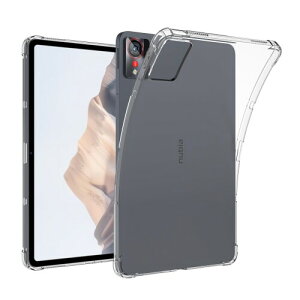 For ZTE nubia Pad Pro �P�[�X 10.9�C���` �\�t�g�P�[�X �N���X�^�� ���^�y�� TPU�f�� �ی�J�o�[