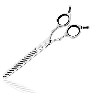 HASHIMOTO ペット用ハサミ、プロのペットグルーマーが使用されます (7.0” すきばさみ A)