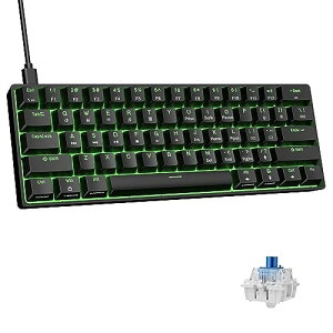 DIERYA Q[~OL[{[h  Mini ^ JjJL[{[h 60%CAEg 61L[ pz L L[{[h E USB C dP[v Windowsm[gp\RPCQ[}[ i
