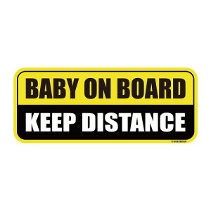 Baby on Board Magnet (Square Type) (Yellow/Black) xr[I{[hXebJ[-xr[I{[hXebJ[-XebJ[fJ[͂܂񂪎-xr[I{[hW-˃op[Sx
