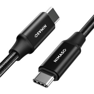 NIMASO USB C Type C �P�[�u�� USB3.2 Gen2 �^�C�vc �P�[�u�� iPhone16/ 15 �V���[�Y MacBook�AiPad mini6�AiPad Pro��type c�@��Ή�NCA20C59