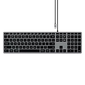 SATECHI Slim W3 LobNCgL[{[h L[t QWERTY USAUSB-C ƖL[{[hAMacBook Air & Pro M4 M3AiPad Air & Pro M4 M3AMac MiniAiMac Ή ? Xy[XO[