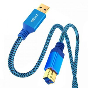 CY P[u USB 3.0 ^Cv A IX - USB 3.0 ^Cv B IX P[u u[ 5Gbit/s n[hhCu SSD Jf[^p 60cm