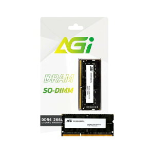 AGI m[gPCp DDR4 2666MHz 8GB×1(8GB) SO-DIMM CL19 288pin 1.2V AGI266608SD138
