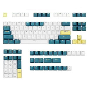 Happy Balls Keycaps �_�u���V���b�g PBT�L�[�L���b�v�Z�b�g �J�X�^��OEM�v���t�@�C�� Cherry MX�L�[�Z�b�g 61 63 64 66 68 84 87 96 100 104 108 MX �X�C�b�` ���J�j�J���L�[�{�[�h�p (�}�[�����L�[�Z�b�g)