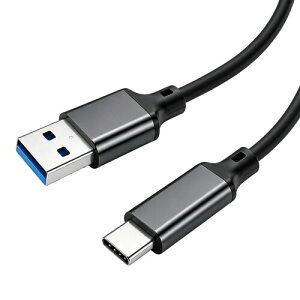 USB-C & USB-A 3.1(Gen2) �P�[�u�� 3m PopolierUSB3.1 Gen2 �P�[�u�� USB-A to USB-C �P�[�u�� ���ϋvPVC�f�� �X�}�[�g�t�H���A�^�u���b�g�A�m�[�g�p�\�R���̃^�C�vc�@��ɑΉ� (�u���b�N)