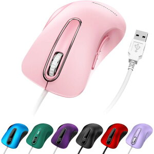 QAF �L���}�E�X USB 1400DPI ���w�� 5 �{�^�� �l�ԍH�w�݌v 1.5m �P�[�u�� �m�[�g PC MacBook�Ή� Windows Mac Linux �ȂǕ���OS�Ή� (���[�Y�s���N)