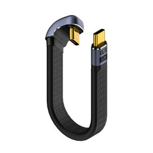 CY P[u 240W Type-C USB-C IX - IX USB4 40Gbps 100W 8K tbgX FPC f[^Α U ^obNAOP[u bvgbvdbp 13cm