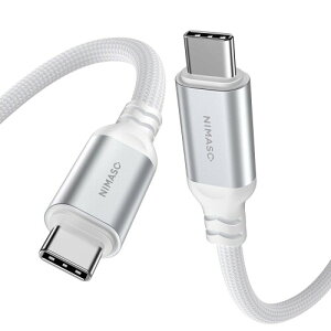 NIMASO USB C Type C P[u 100W/5A }[d USB3.1 PDΉ 4K / 60Hz fo (Gen2) 1M fh~ ϋviC ^Cv c P[u iPhone16/15V[YA MacBookAiPadAXperiatype c@Ή NCA23K1034