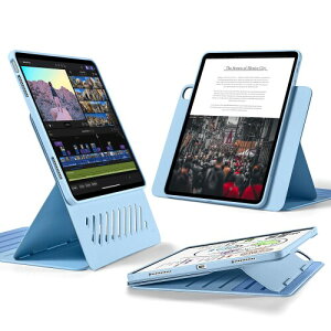 ESR iPad Air 13C` P[X (M3/M2A2025/2024f)p O\ȃ}OlbgJo[t]P[X c/X^h 9iK̊px߉\ Pencil Pro/USB-CSΉ ShiftV[Y t