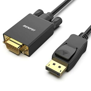 BENFEI DisplayPort ifBXvC|[gj- VGA A_v^[ADp DisplayPort ifBXvC|[gj- VGA Ro[^[ IX - IX bLR[h 3M ubNP[u LenovoADellAHP т