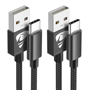 USB C �P�[�u�� Aioneus USB-A to USB Type C �P�[�u��USB�R�[�h �i�C�����҂ݍ��� ���ϋv �����f�[�^�]�� �^�C�vc �[�d iPhone 17/16/15 Samsung/Note/Sony Xperia Nintendo Switch ���̑�Android USB-C�@��Ή� �g�я[