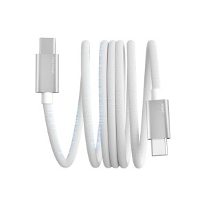 USB-C & USB-C �P�[�u�� 1m �O���[ �}�O�l�b�g �^�C�vC �[�d�P�[�u�� 240W PD�Ή� �}���[�d �����f�[�^�]�� ���C �������h�~ �f���h�~ iphone16�AiPhone 15�AiPhone 17�AMacBook Pro�AMatebook�AiPad�AXperia