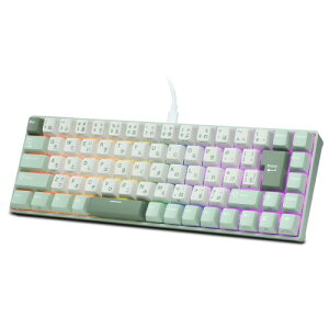 RK ROYAL KLUDGE C68 JP �z�[�����ʃ��J�j�J���Q�[�~���O�L�[�{�[�h�A65% HE �}�O�l�e�B�b�N�X�C�b�`�L�� RGB �L�[�{�[�h�A�z�b�g�X���b�v�Ή��A���s�b�h�g���K�[�����\�A�N�`���G�[�V����