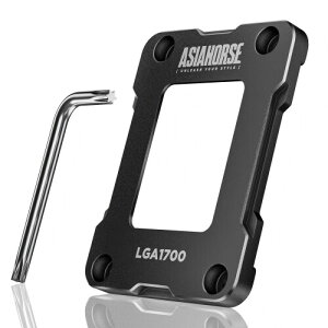 AsiaHorse LGA1700 �Z�[�t�e�B�t���[���u���b�N LGA1700 CPU�u���P�b�g�A�Ȃ��h�~�Œ�t���[�����Z���� i1-LGA1700-BLACK