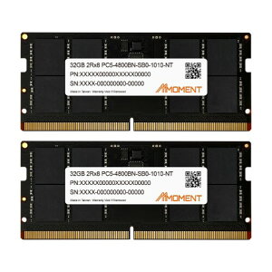 MMOMENT DDR5 32GBx2g (64GB) 4800Mhz PC5-38400 m[gPCp (CL40/1.1V/262s)