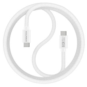 USB4�P�[�u���i1M�j 40Gbps�����f�[�^�]�� 4K@144Hz��8K��60Hz�f���o�� 240W�}���[�d ���ϋv �����i�C�����҂ݍ��� ���܂�h�~ ��USB C �f�[�^ �[�d�� Type c �P�[�u�� Thunderbolt 4�AMacBook Pro/A