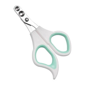 Dosi 猫 爪切り 丸刃 切り過ぎ防止 丸穴 猫爪切り 2穴設計 初心者用 小動物に対応 安全安心 猫の爪切り (グリーン)