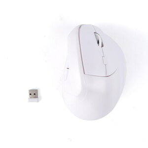 �����}�E�X Bluetooth 5.2��2.4GHz USB���C�����X �f���A�����[�h M�T�C�Y �É� ���� �[�d�� 6�{�^�� �c�^ �l�ԍH�w �G���S�m�~�N�X iPhone/iPad/Mac/Android/Windows/Microsoft Surface�ɑΉ� �z���C�g