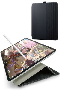 GR iPad Pro 12.9inch 6/5 iPad Pro 12.9inch tbvP[X \tgU[ h[COAO 7iK X[vΉ ubN TB-A23PLWVDBK