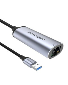 USB A to LAN 5GϊA_v^[ Ankmax UA32G5 Type A LLANA_v^[ A~jE{fBA5Gbps }`MK LAN xA1GbE/2.5GbE Ƃ̉ʌ݊AoXp[AϋvAΉ USB A ڂPC