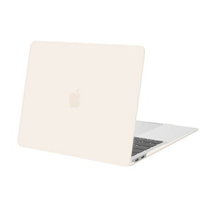 MOSISO 対応機種 MacBook Air 13インチケース M1 A2337 A2179 A1932、対応機種 MacBook Air M1 13.3インチ 2021-2018 プラスチック カバー 薄型 耐衝撃 保護 ハードケース(ベージュ)