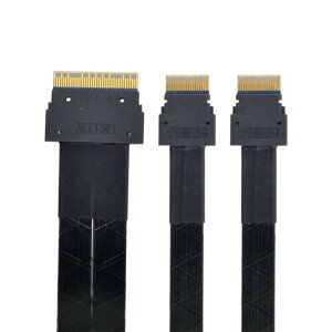 NFHK PCI-E Ultraport Slimline SAS Slim 4.0 SFF-8654 8i74pin����f���A��SFF-86544i38Pin�P�[�u��40cmPCI-Express