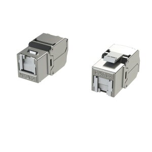 (LINKUP) Cat6A RJ45 10G �V�[���h�_�C�L���X�g���^��Easy�t�B�[���h�^�[�~�l�[�V�����L�[�X�g���W���b�N | �C�[�T�l�b�g�A�_�v�^�[ | �p�b�`�p�l���R�l�N�^ | 12 ��