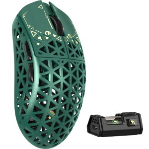 MAMBASNAKE M5 Ultra �J�[�{���t�@�C�o�[�������Q�[�~���O�}�E�X ���y��39g±3 PAW3950MAX ���C�����X 8000hz 2.4g/bluetooth/USB-C Nordic52840 (�O���[��)