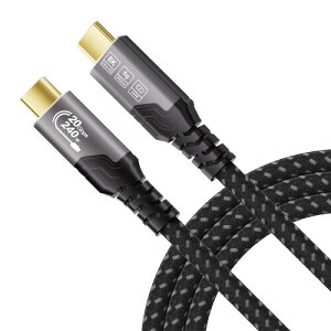 ZIKNYDO USBC USBC �P�[�u�� 3m�CUSB-C 3.2 �K�i 20Gbps �f�[�^�]���CPD3.1 240W �����[�d�C8K@30Hz�C4K@144Hz/60Hz USB C �f���o�́C�^�C�vc �K�i�CThunderbolt 4/MacBook Pro/Switch/���j�^�[/iPhone 17/VR �ɑΉ�
