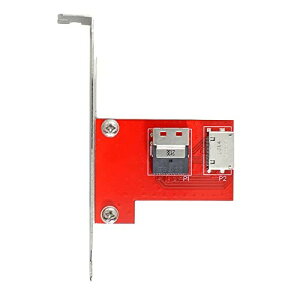 xiwai PCI-Express 4.0 スリムライン SAS SFF-8654 to Oculink SFF-8611 SFF-8612 PCBA メスアダプター ブラケット付き
